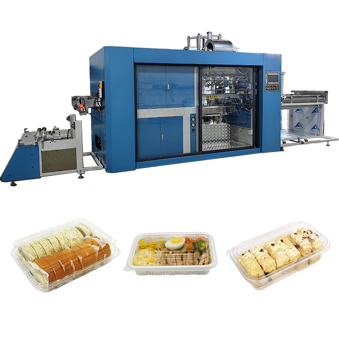 Quality Pressure Thermoforming Machine with 420-760mm Forming Width 0.1-2.5mm Material Thickness and Efficient Energy-Saving Design for sale