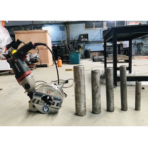 Aluminum Alloy Clamshell Pipe Cutting Machine 1300W 120r/Min