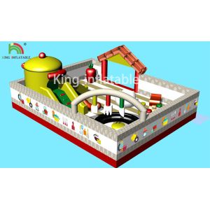 Durable Inflatable Amusement Park Food Theme Jumping Castle Bouncer