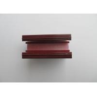 China Bedroom / Living Room Aluminum Door Frame Extrusions Wood Grain Colored for sale