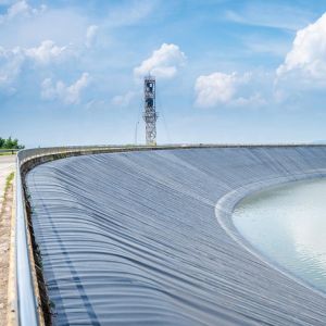 0.75mm HDPE Geoembrane Waterproof Membrane for Aquaculture Fish and Shrimp Tank