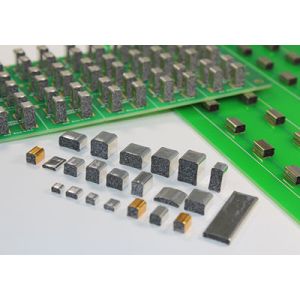 SMT EMI Foam Gasket Conductive SMF Shielding Au Plating