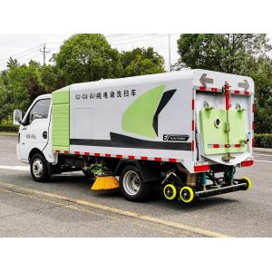 Pure Electric Municipal Sanitation Washing Street Sweeping Vehicle Road Dust