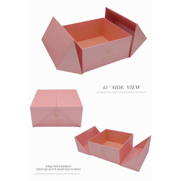 Custom Luxury Paper Pink Lingeries Packaging Box For Sexy Underwear Packing