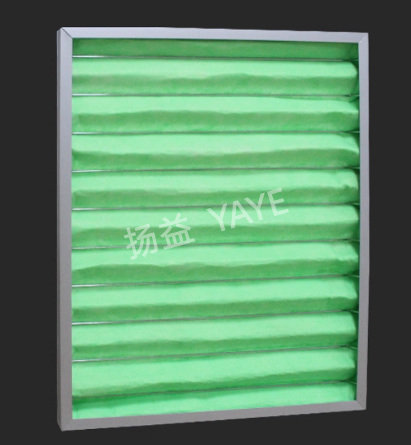 Quality Durable G4 Pleated Panel Air Pre Filter With Synthetic Fiber Material And Aluminum Frame For Industrial Air Improvement for sale