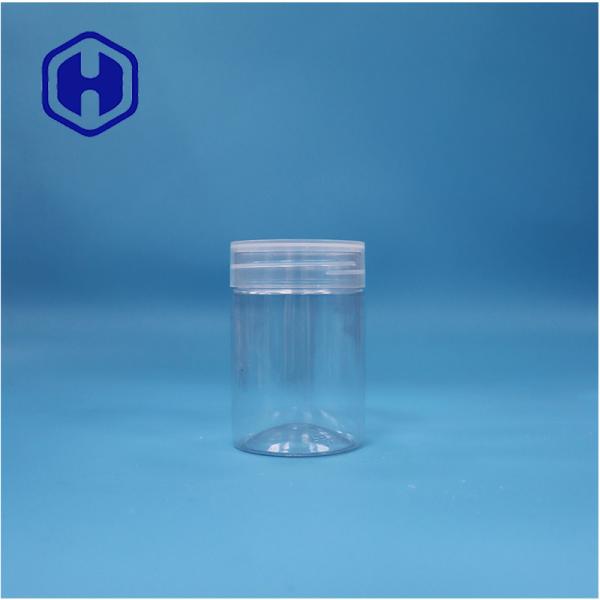 Buy Round Shape Transparent Plastic Sweet Candies Sugar Nuts Pepper Dried Food Jar at wholesale prices