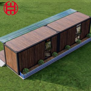 Modern Design Container Flat Pack House Prefabricated Wooden Log Cabin for Store