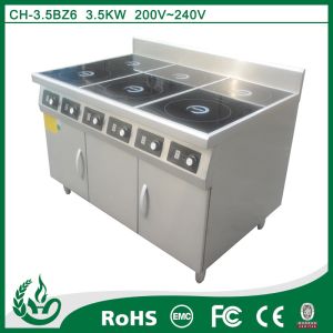Quality Commercial Kitchen Induction Range Cooker 3 Burner With Intelligent Design for sale