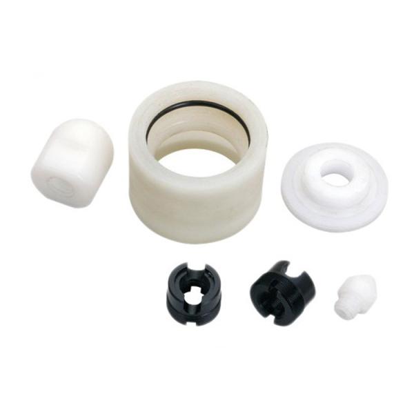 White Acrylic Components Lathe Milling PVC CNC Machining Plastic Parts