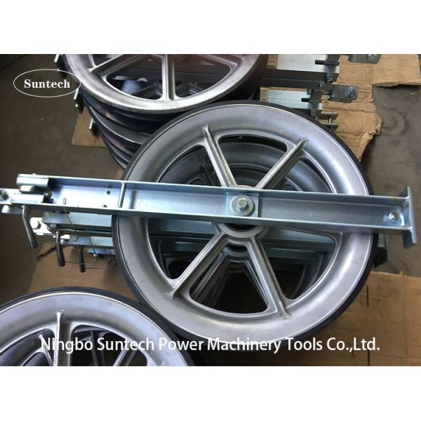 Transmission Line Aluminum Wheel Conductor Stringing Pulley Block