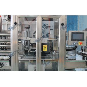 Double Driving Four Blades Installed Bottle Labeling Machine With Panasonic