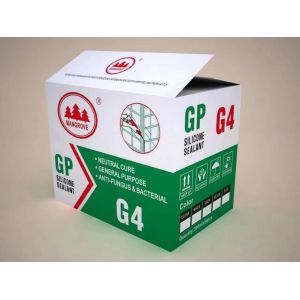 Low Odor Acetic Transparent RTV Silicone Adhesive Waterproof Glass Sealant