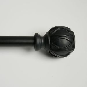 KIEI EP1022 Curtain Finial Hardware Precision Luxury Adjustable Pipe