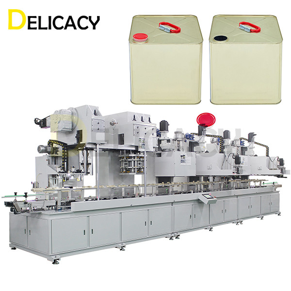Buy Automatic 10L Rectangle Tin Can Making Machine 40CPM High Speed at wholesale prices