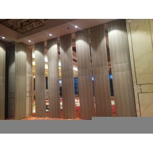 Soundproof Material Movable Wall Track Acoustic Room Divider Office Folding
