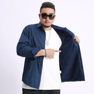 Full Sleeve Winter Fleece 6XL Trouser Shirt for Men in Korean Henley Custom Silk