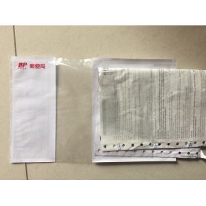 Buy cheap Adhesive Packing Slip Pouch , Gravure Printing Clear Shipping Envelopes from wholesalers