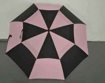 Buy Straight Vented Golf Umbrella , Windproof Collapsible Golf Umbrella Plastic Handle at wholesale prices