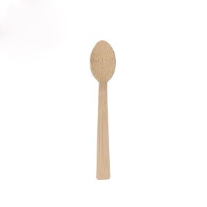 170mm Bamboo Cutlery Set Disposable Utensils Set Biodegradable Wrapped Cutlery