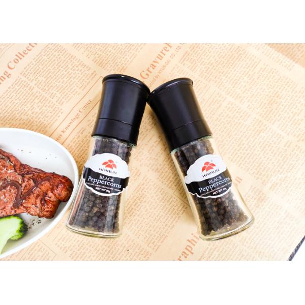 Customized Color And Colour Glass Salt And Pepper Grinders With Can Be Selected Filler