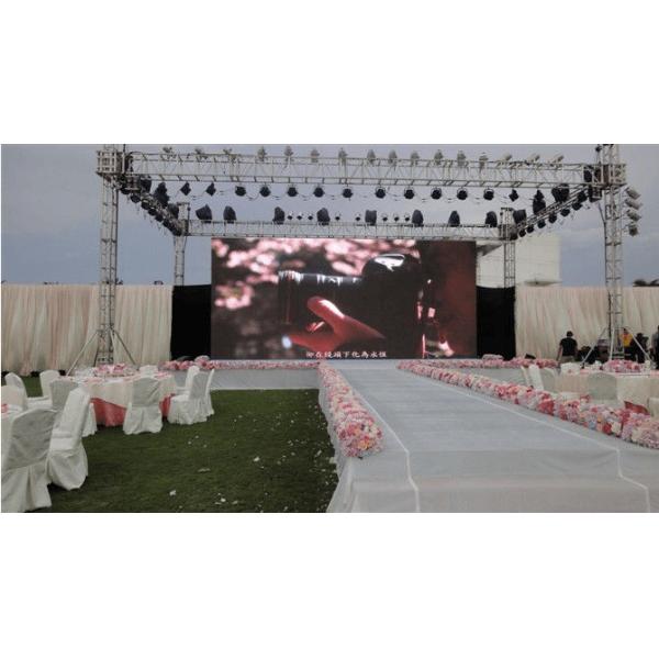 Mobile Seamless Outdoor Rental LED Display Die Cast Aluminum Anti - Corrosion
