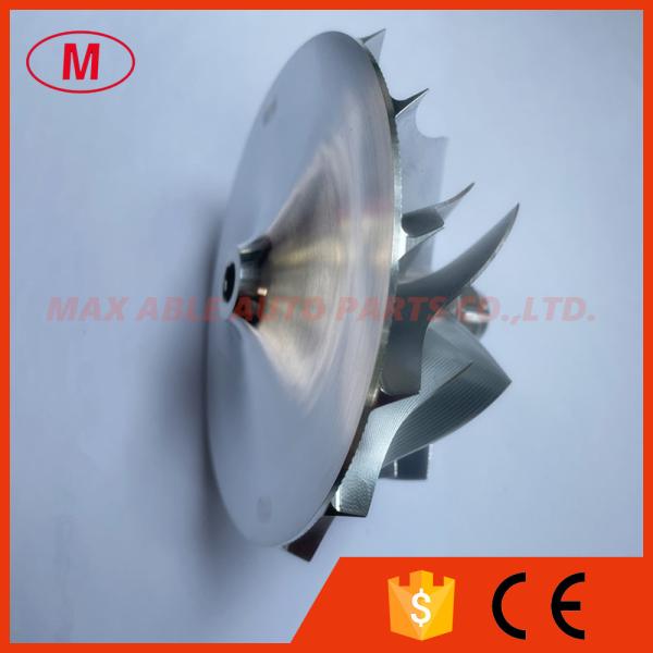 PTE76 76.44/102.40mm 7+7 blades point milling turbocharger milling/aluminum 2618/billet compressor wheel for PTE7685 Sportman CEA GEN2, PTE7675