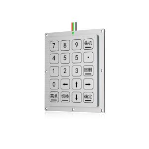 20 Keys Metal Keypad With Durable Construction And Waterproof Design