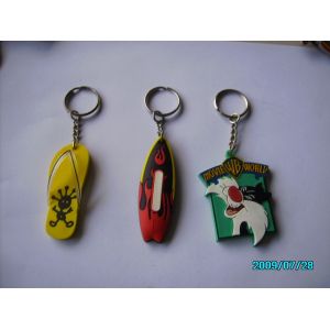 Quality Competitive price with high quality DIY Soft PVC Material key chain for sale