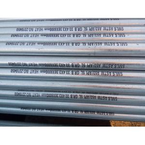 China A53GR.B galvanized carbon seamless tubes China exporter on sale