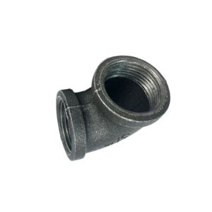 19mm Malleable Iron Pipe Fittings Metallurgical Plumbing 90 Degree Elbow