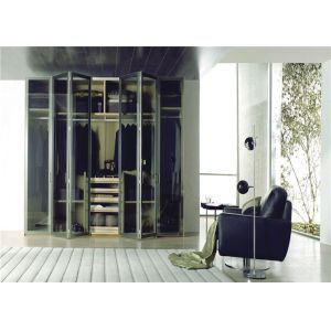 Walk In Closet Customized Wardrobe Furniture With Accessories