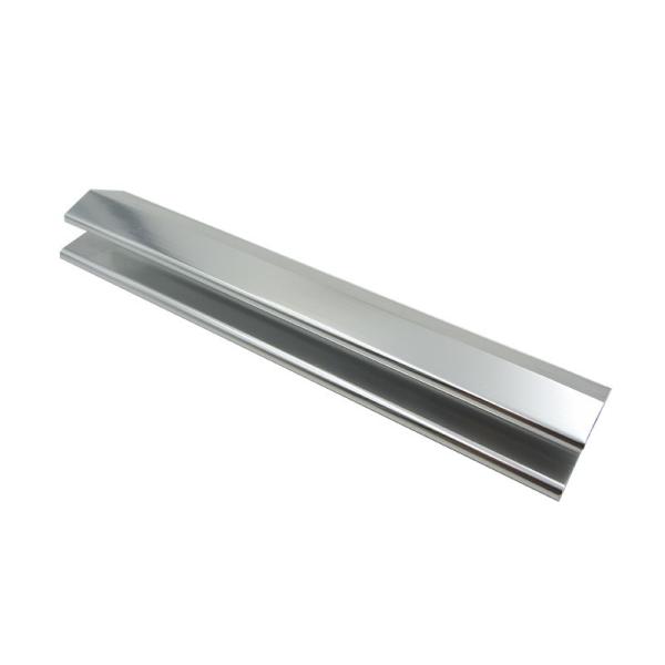 6000 Series Anodised Silver Polished Aluminium Extrusion Profile , Windows And
