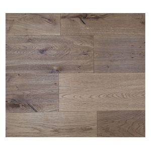 China 3-Layer European Engineered Oak Flooring 1900x190mm Handscraped Smoked on sale
