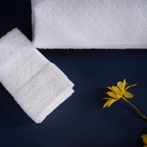 Home Cotton Star Jacquard Bath Towels Hotel Bed Sheet Rectangular Yarn Dyed