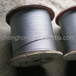 8mm 10mm Galvanized Steel Wire Rope for 8x19S DIN3062 Elevator Ropes Steel Grade Length 1000m/reel or As per your request