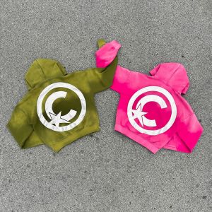 Breathable Distressed Applique Embroidery Hoodie Streetwear Hooded Sweatshirt