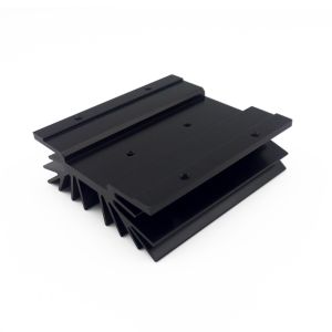 Heat Sink Standard Extrusion Profiles With Anodizing Black Surface Treatment