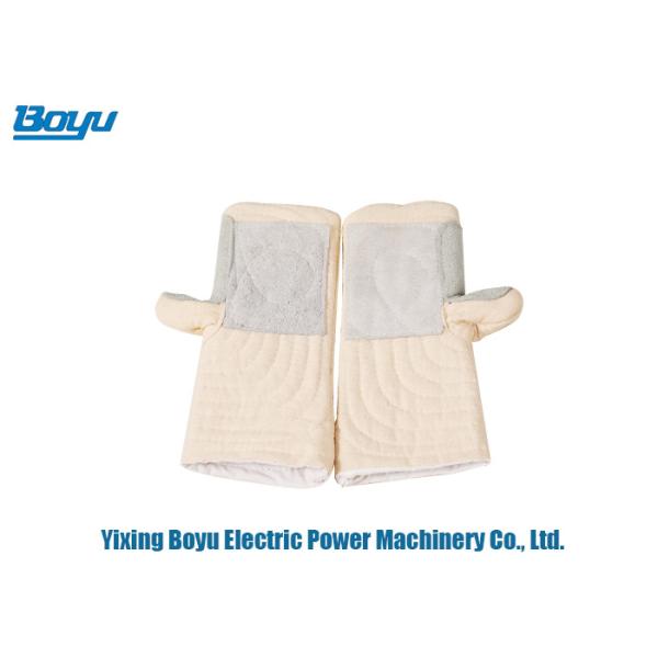 Buy Cotton Transmission Line Stringing Tools High Temperature Resistant Gloves 35cm at wholesale prices