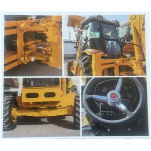 WZ30-25 Heavy Earth Moving Equipment , 2.5t Front End Loader Backhoe