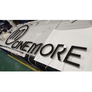 Illuminated Backlit Stainless Steel Letters Signs 5000K For Hospitals