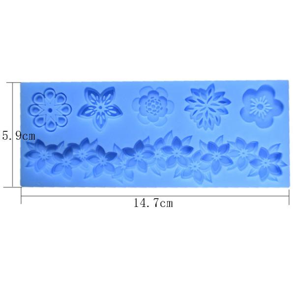 Food Grade Silicone Baking Utensils Disposable Flower Moulds For Cakes