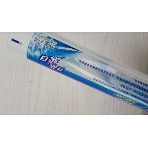 210g large Diameter Toothpaste Tube Plastic laminated Packaging with Transparent