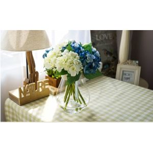 Simple Modern Clear Glass and Rope Glass Vase