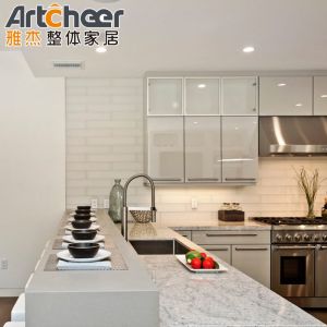 Antique Luxury Solid Wood Kitchen Cabinets In Modern Style U Shaped Kitchen