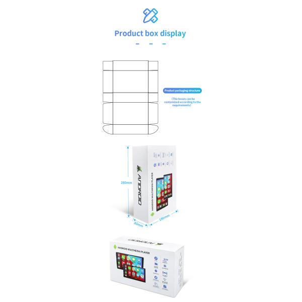 7 Inch GPS Car Mount Tablet Android 1 DIN Telescopic Screen Car Player Wifi HD 1080P