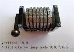Vertical 18.9 Rotary Numbering Machine Anticlockwise Jump Mode Sandard Convex
