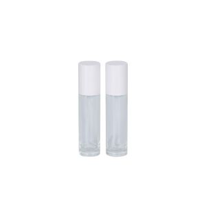 1oz Travel Foundation Bottle Flat Shoulder Frosted Glass Essence