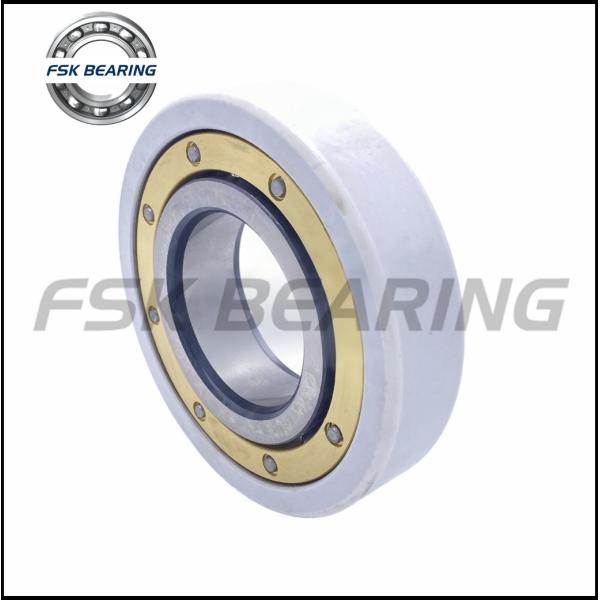 Insulated 6016 M/HC5P65HSOVG319 Radial Deep Groove Ball Bearing 80*125*22mm Brass Cage