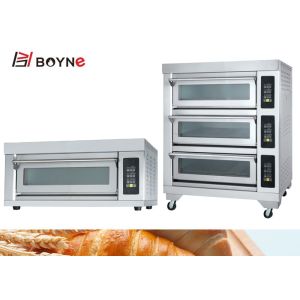 Stainless Steel Gas Oven With Computer Controll One Layer Two Trays