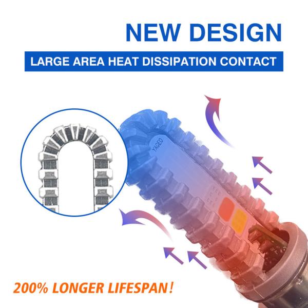 Amber Motorcycle LED Headlight Bulb DC12V Red Blue White H4 Led Bulb Motorcycle